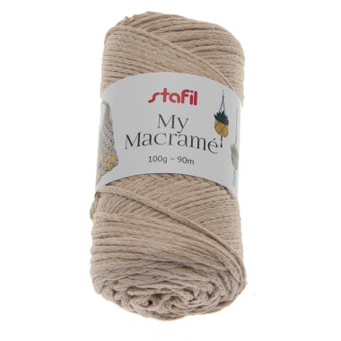 My Macramé de Stafil – Fil en coton recyclé pour macramé