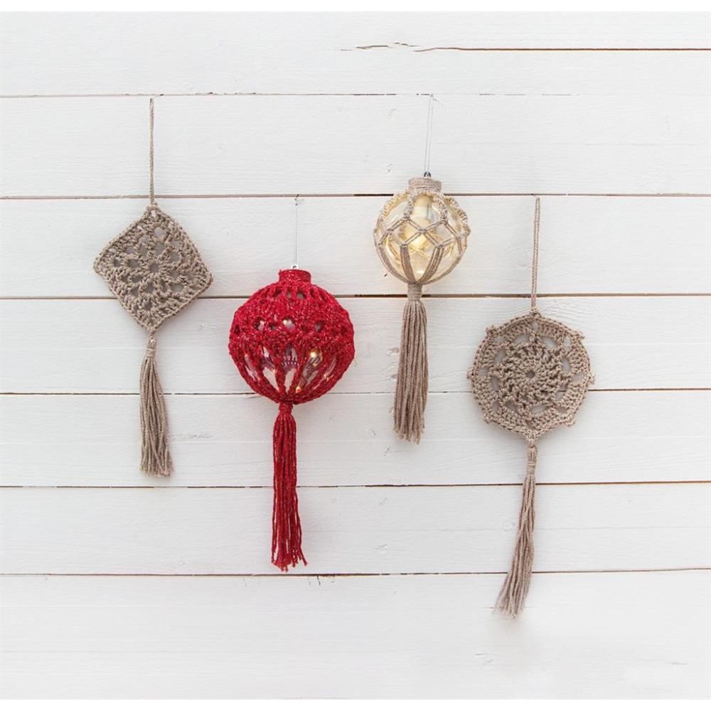 My Macramé Glitter de Stafil – Fil en coton pailleté pour macramé
