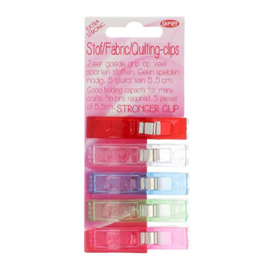 Ensemble de 5 pinces à tissu extra résistantes Opry