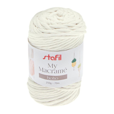 My Macramé Boho de Stafil – Fil en coton à peigner pour macramé