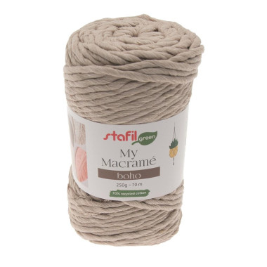 My Macramé Boho de Stafil – Fil en coton à peigner pour macramé