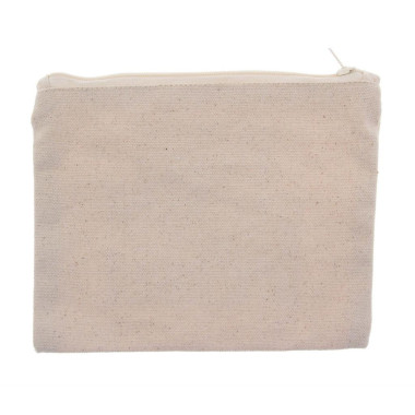 Trousse ou pochette en coton à personnaliser 18 × 14 cm
