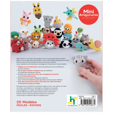 Mini amigurumis au crochet : 25 modèles faciles | Éditions de Saxe
