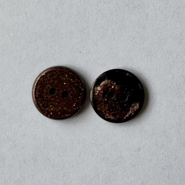 Bouton marron pailleté 15 mm - Découvrez des centaines de modèles !