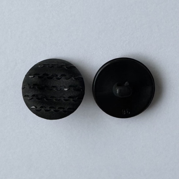 Bouton noir avec vaguelettes 23 mm - Découvrez des centaines de modèles !