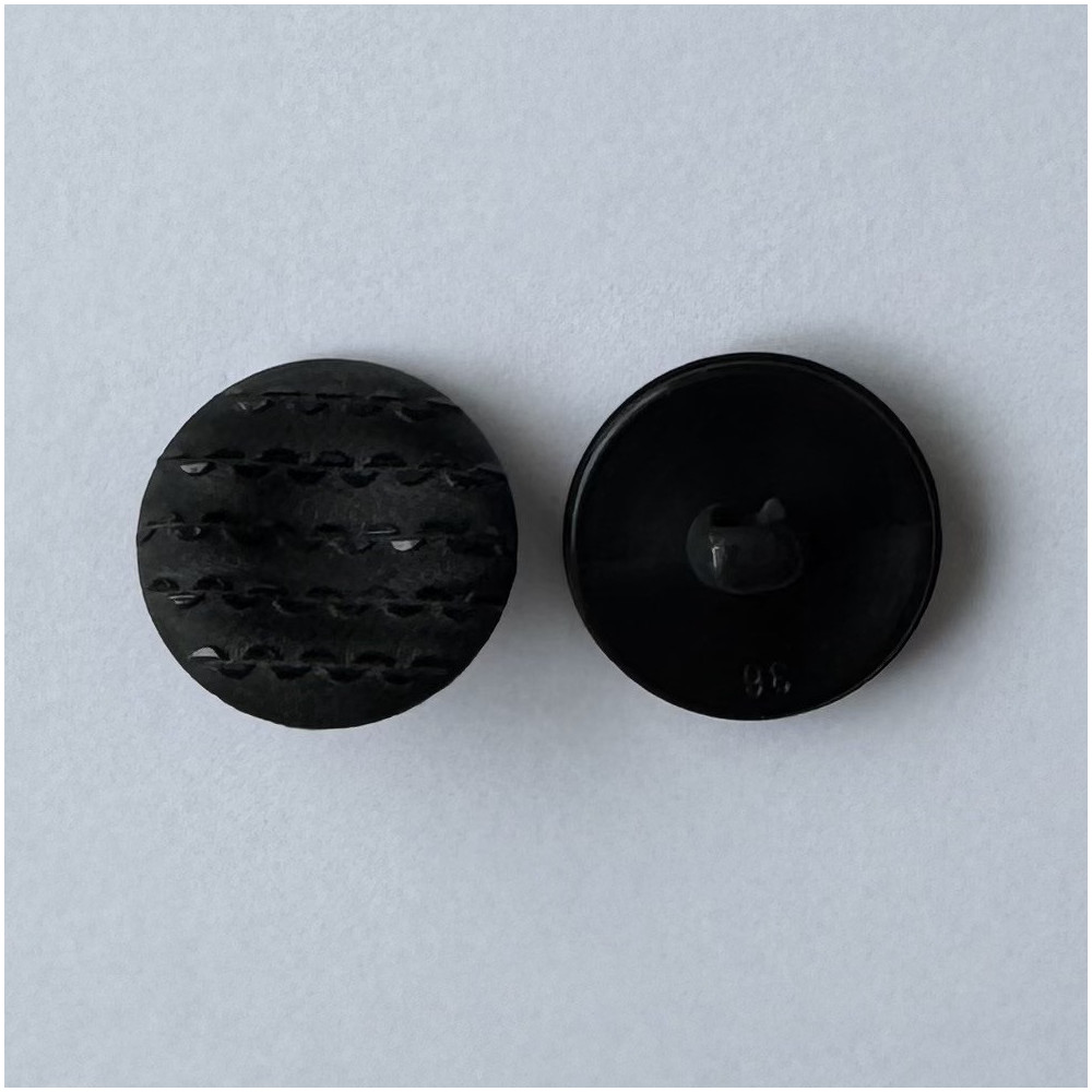 Bouton noir avec vaguelettes 23 mm - Découvrez des centaines de modèles !