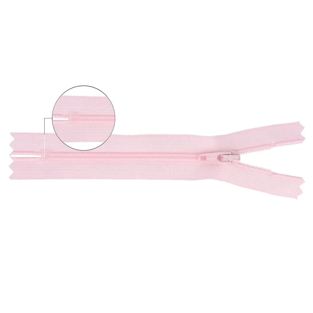 Fermeture éclair à spirale avec extrémité fermée YKK (Rose - 512)