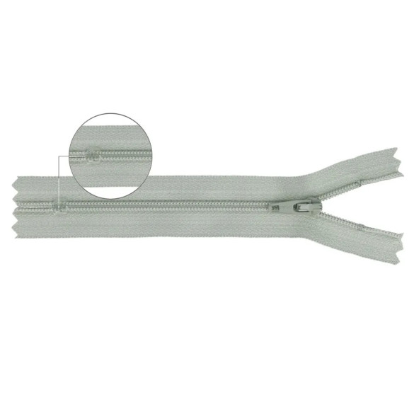 Fermeture éclair à spirale avec extrémité fermée YKK (Beige - 576)