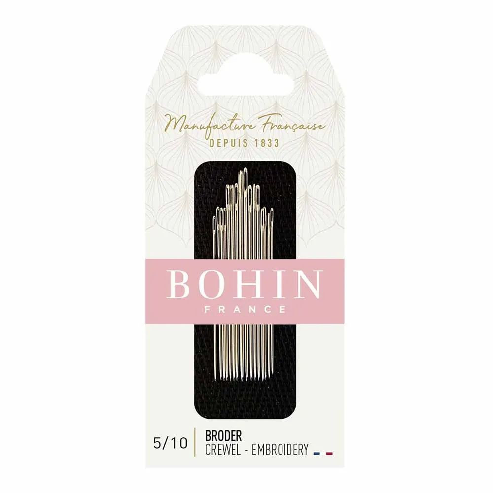 Assortiment d'aiguilles à broder 5/10 Bohin