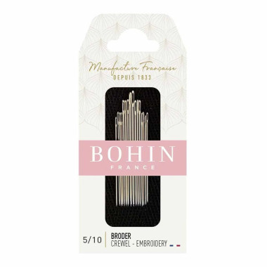 Assortiment d'aiguilles à broder 5/10 Bohin