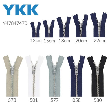 Fermeture éclair YZiP avec extrémité fermée YKK (Beige - 573)