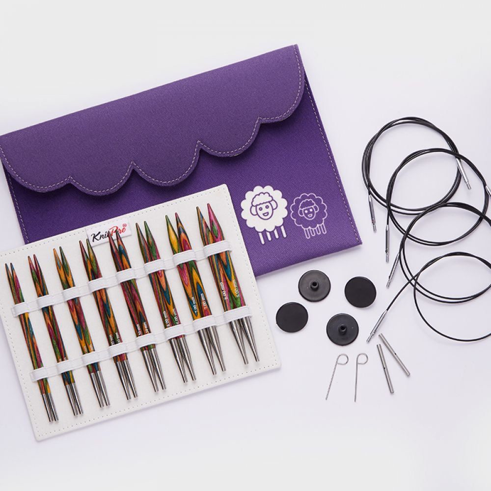 Kit Deluxe 8 aiguilles interchangeables Symfonie KnitPro
