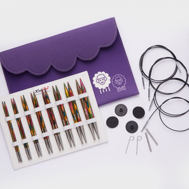 Kit Deluxe 8 aiguilles interchangeables Symfonie KnitPro