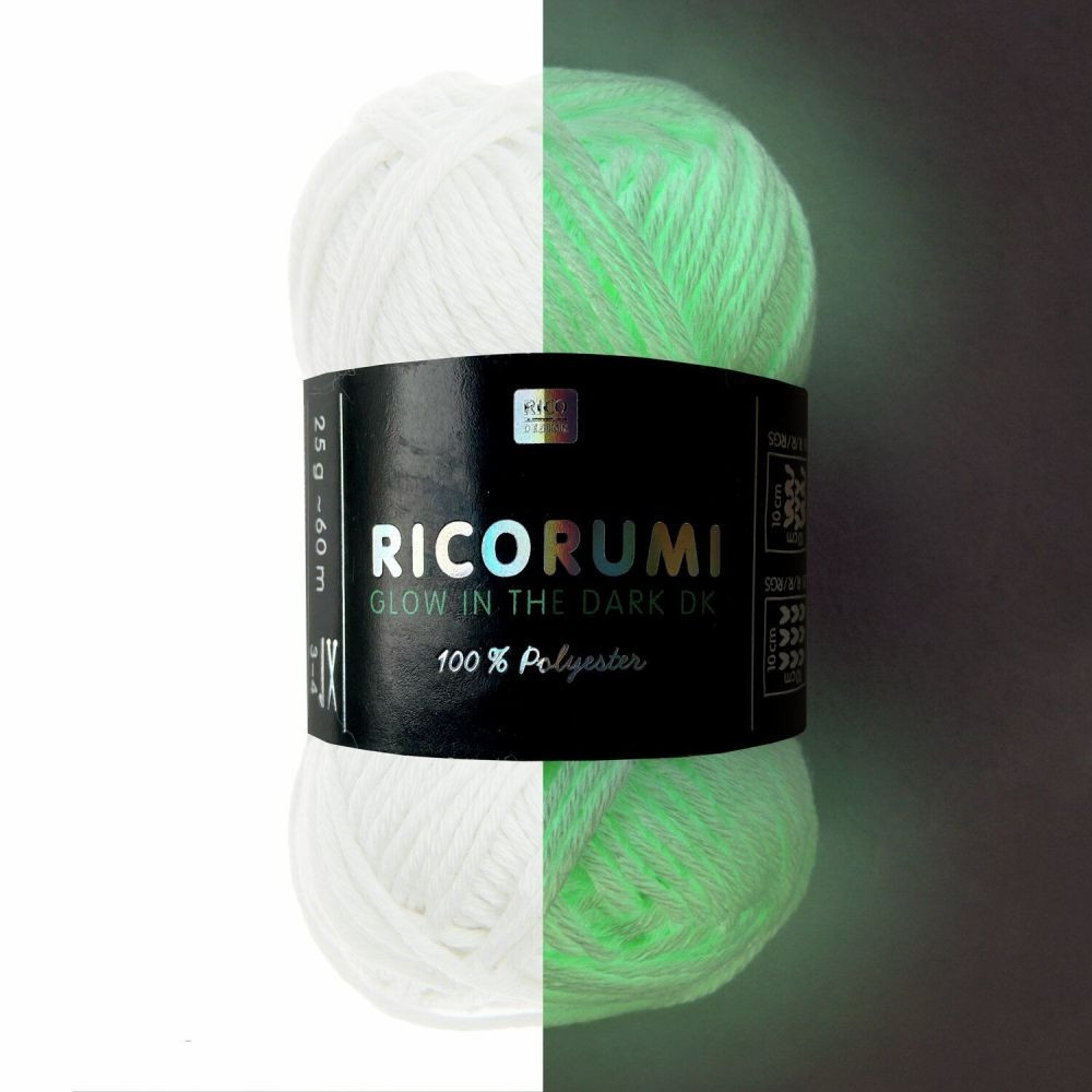 Fil phosphorescent Rico Design Ricorumi Glow in the Dark DK