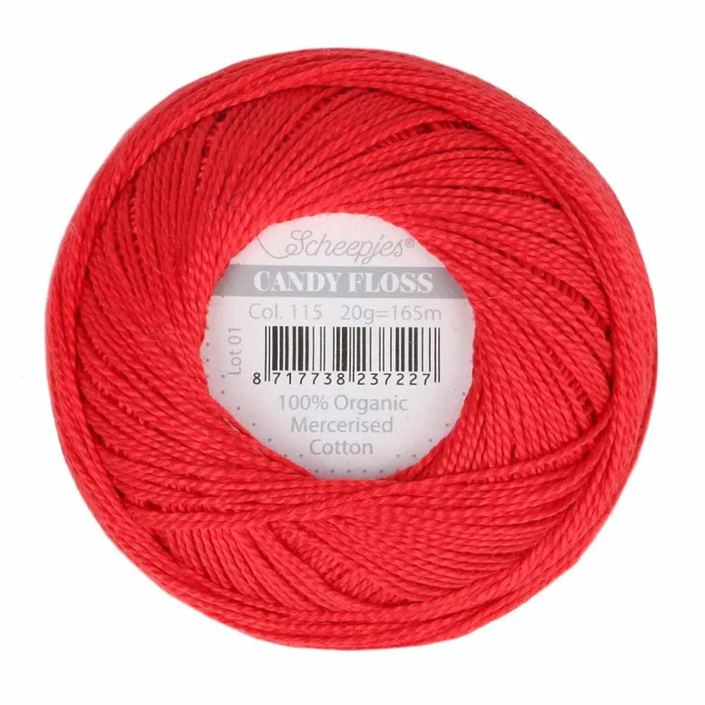 Fil fin 100% coton mercerisé Scheepjes Candy Floss