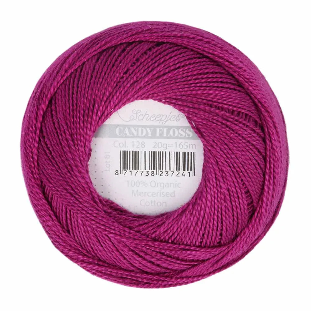 Fil fin 100% coton mercerisé Scheepjes Candy Floss