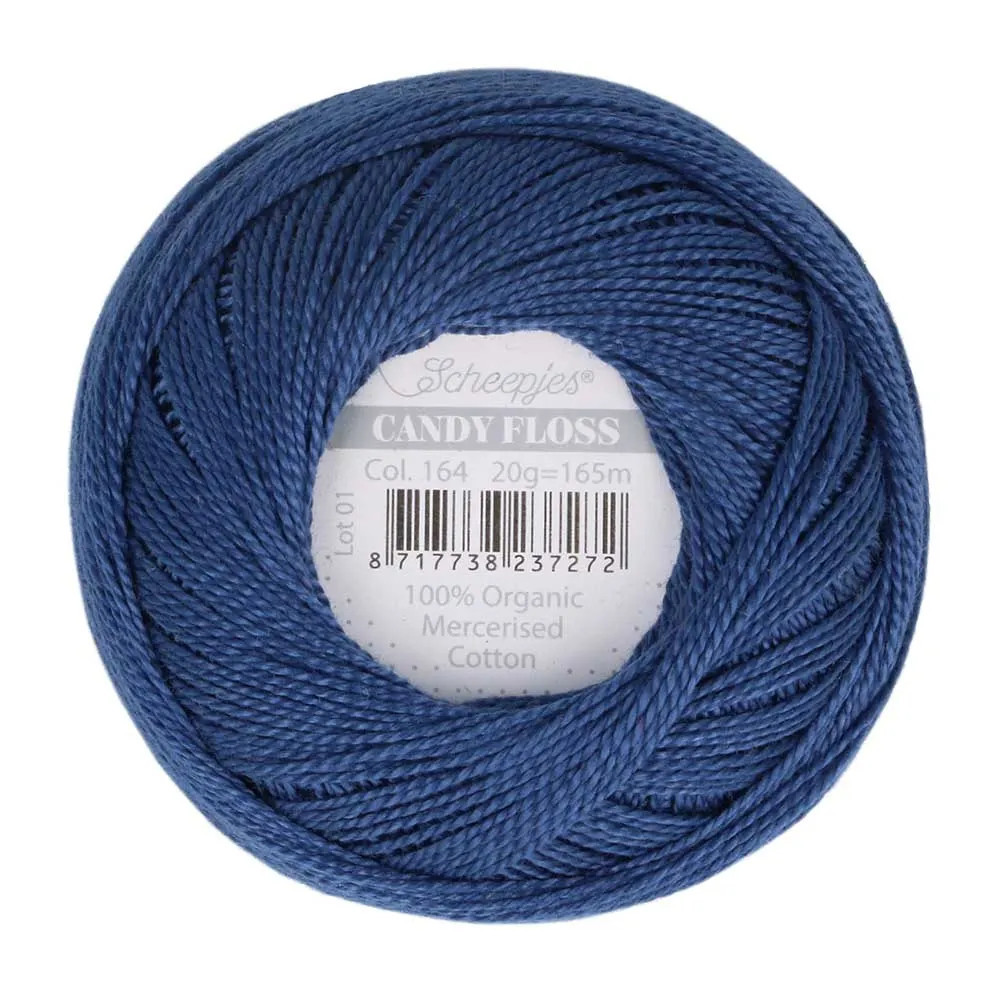 Fil fin 100% coton mercerisé Scheepjes Candy Floss
