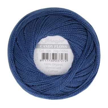 Fil fin 100% coton mercerisé Scheepjes Candy Floss
