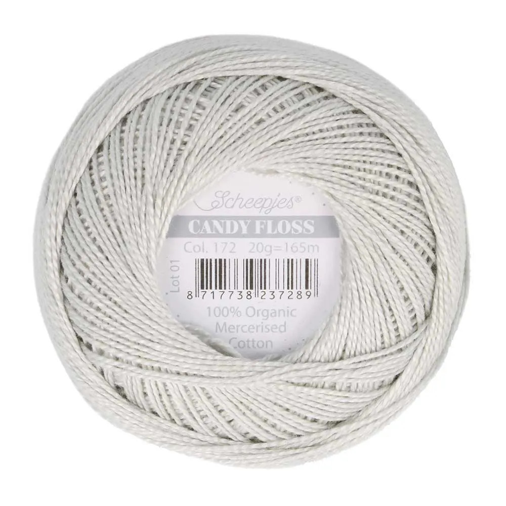 Fil fin 100% coton mercerisé Scheepjes Candy Floss