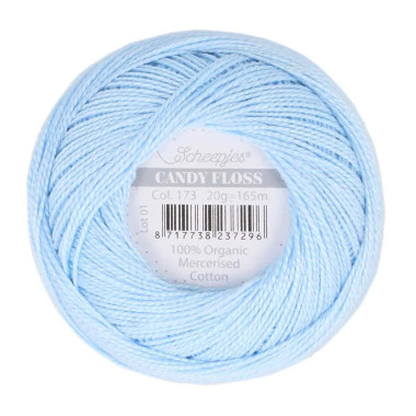 Fil fin 100% coton mercerisé Scheepjes Candy Floss