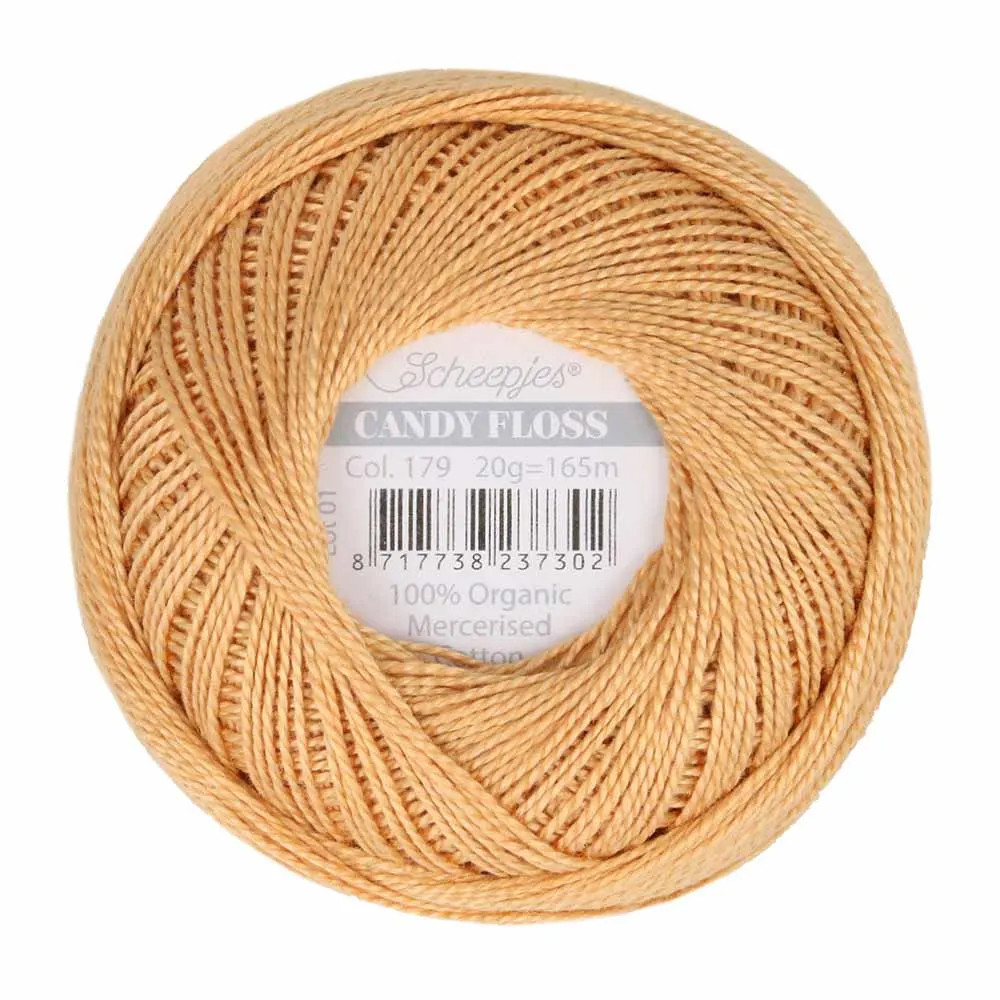 Fil fin 100% coton mercerisé Scheepjes Candy Floss