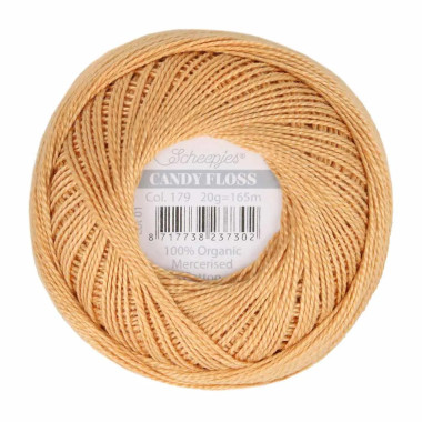Fil fin 100% coton mercerisé Scheepjes Candy Floss