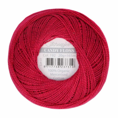 Fil fin 100% coton mercerisé Scheepjes Candy Floss
