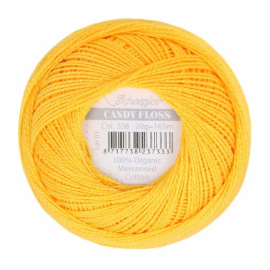 Fil fin 100% coton mercerisé Scheepjes Candy Floss