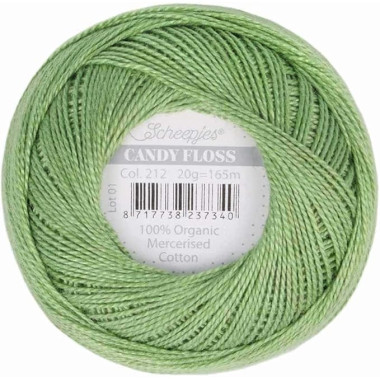 Fil fin 100% coton mercerisé Scheepjes Candy Floss