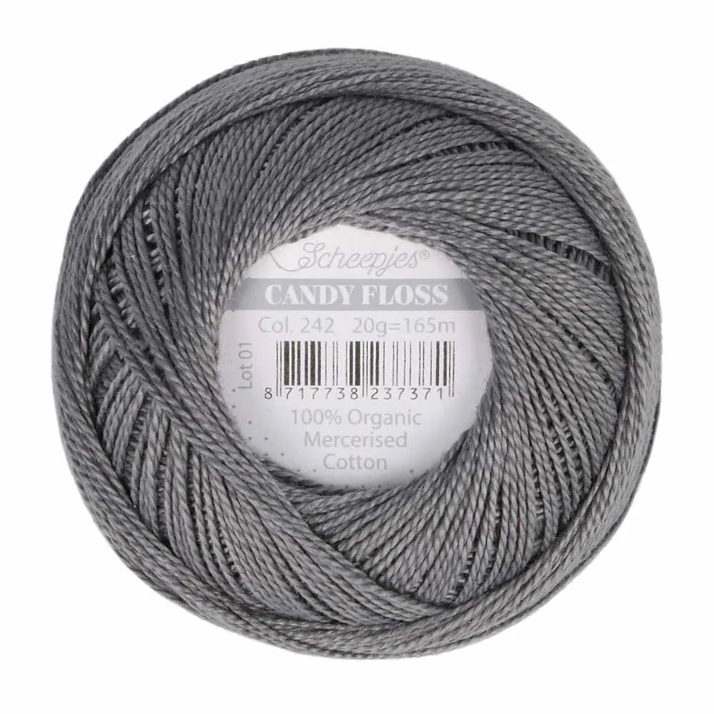 Fil fin 100% coton mercerisé Scheepjes Candy Floss
