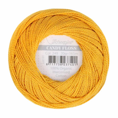 Fil fin 100% coton mercerisé Scheepjes Candy Floss