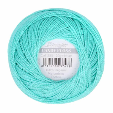 Fil fin 100% coton mercerisé Scheepjes Candy Floss