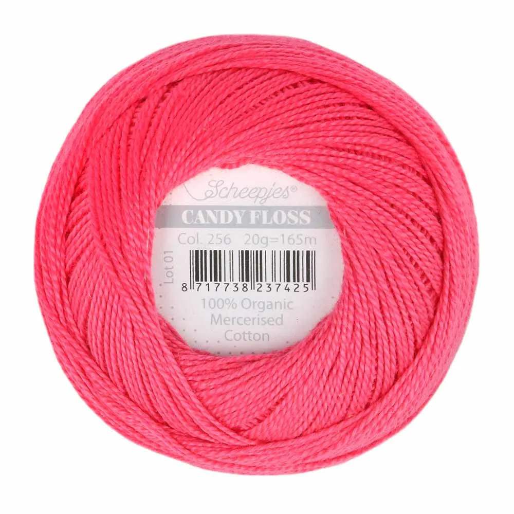 Fil fin 100% coton mercerisé Scheepjes Candy Floss