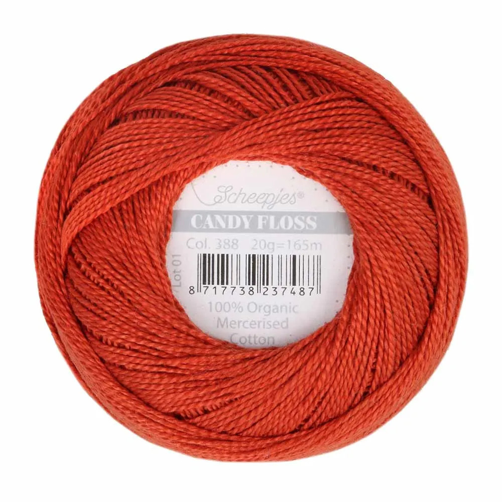Fil fin 100% coton mercerisé Scheepjes Candy Floss