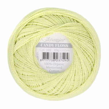 Fil fin 100% coton mercerisé Scheepjes Candy Floss