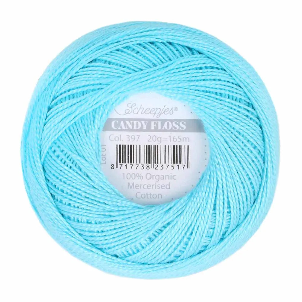 Fil fin 100% coton mercerisé Scheepjes Candy Floss