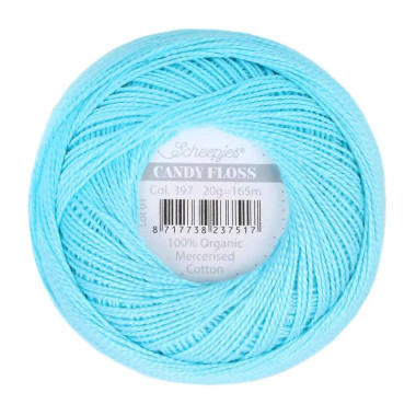 Fil fin 100% coton mercerisé Scheepjes Candy Floss