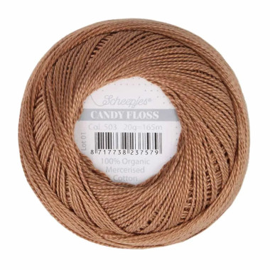 Fil fin 100% coton mercerisé Scheepjes Candy Floss