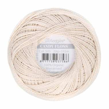 Fil fin 100% coton mercerisé Scheepjes Candy Floss