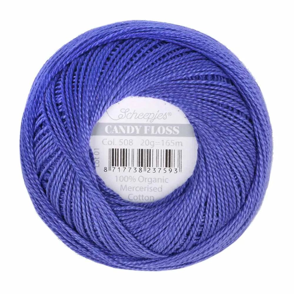 Fil fin 100% coton mercerisé Scheepjes Candy Floss