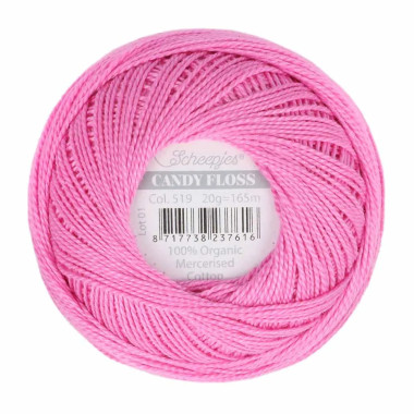 Fil fin 100% coton mercerisé Scheepjes Candy Floss