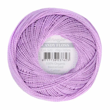 Fil fin 100% coton mercerisé Scheepjes Candy Floss