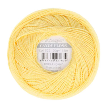 Fil fin 100% coton mercerisé Scheepjes Candy Floss