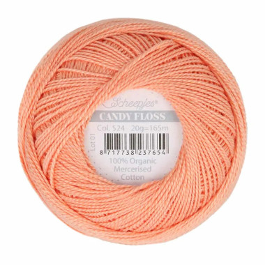 Fil fin 100% coton mercerisé Scheepjes Candy Floss