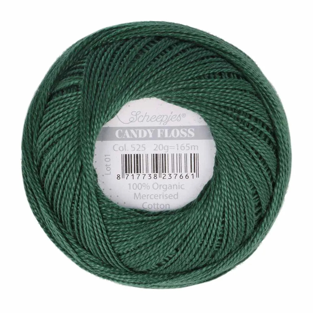 Fil fin 100% coton mercerisé Scheepjes Candy Floss