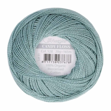 Fil fin 100% coton mercerisé Scheepjes Candy Floss
